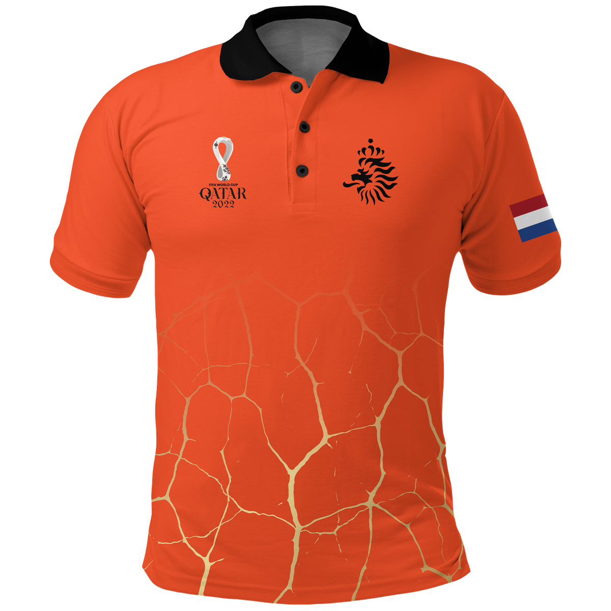 Netherlands Polo Shirt Football 2022