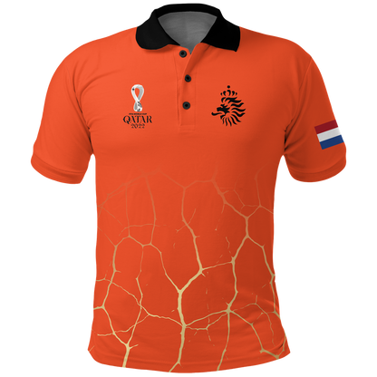 Netherlands Polo Shirt Football 2022