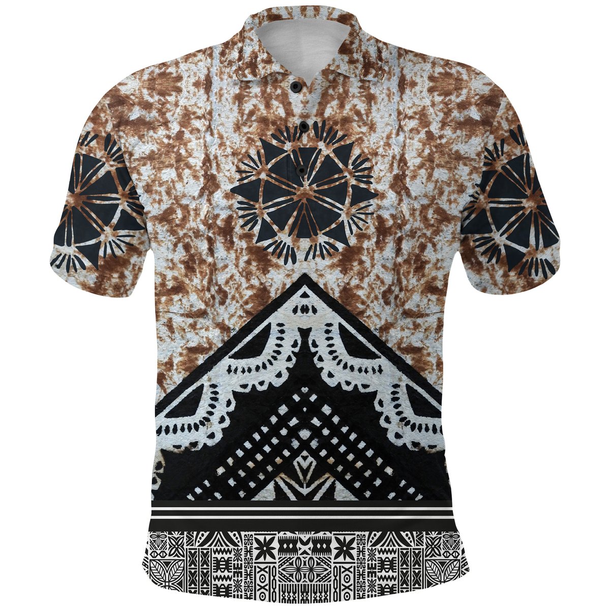 Fiji Masi Brown Polo Shirt