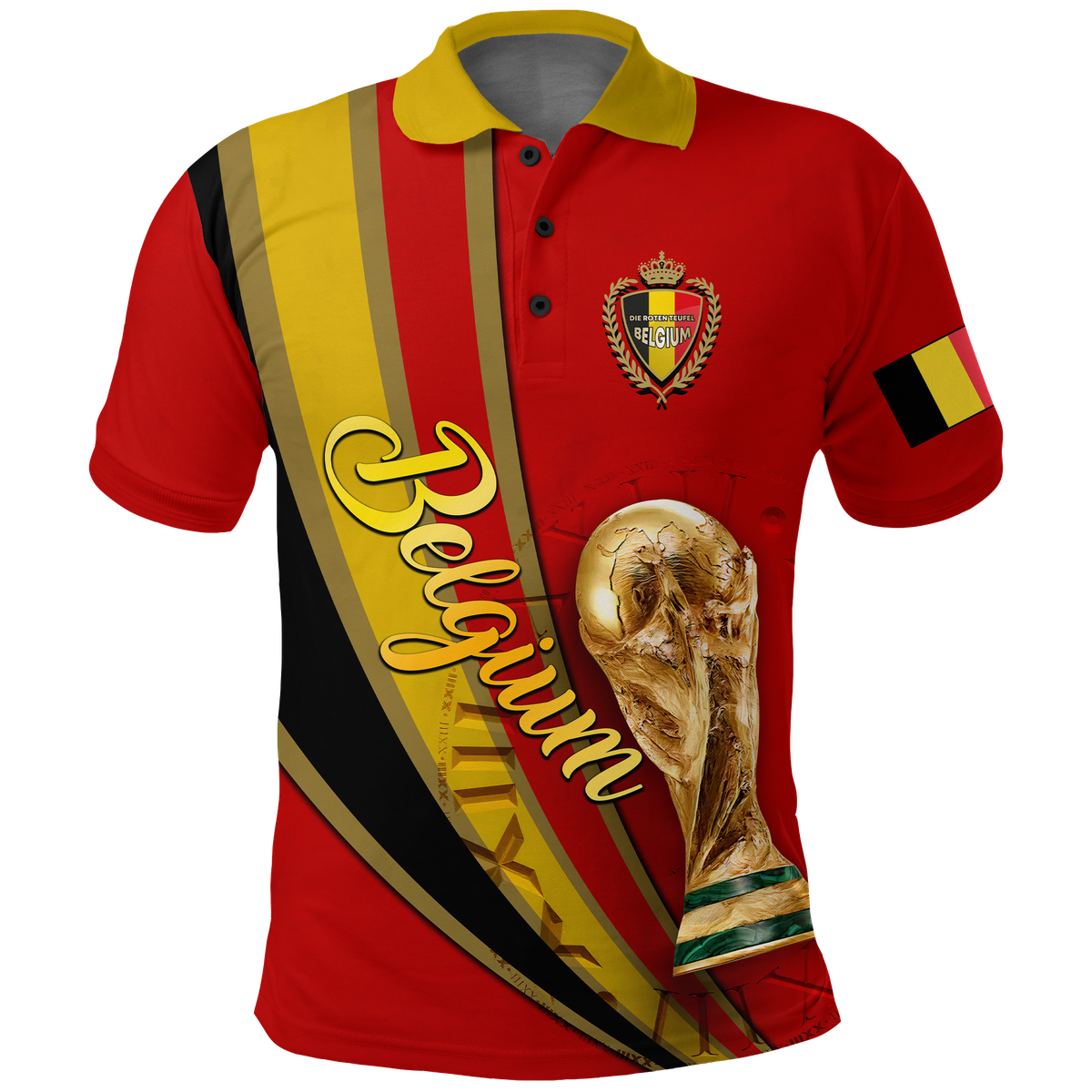 Belgium Polo Shirt Football 2022