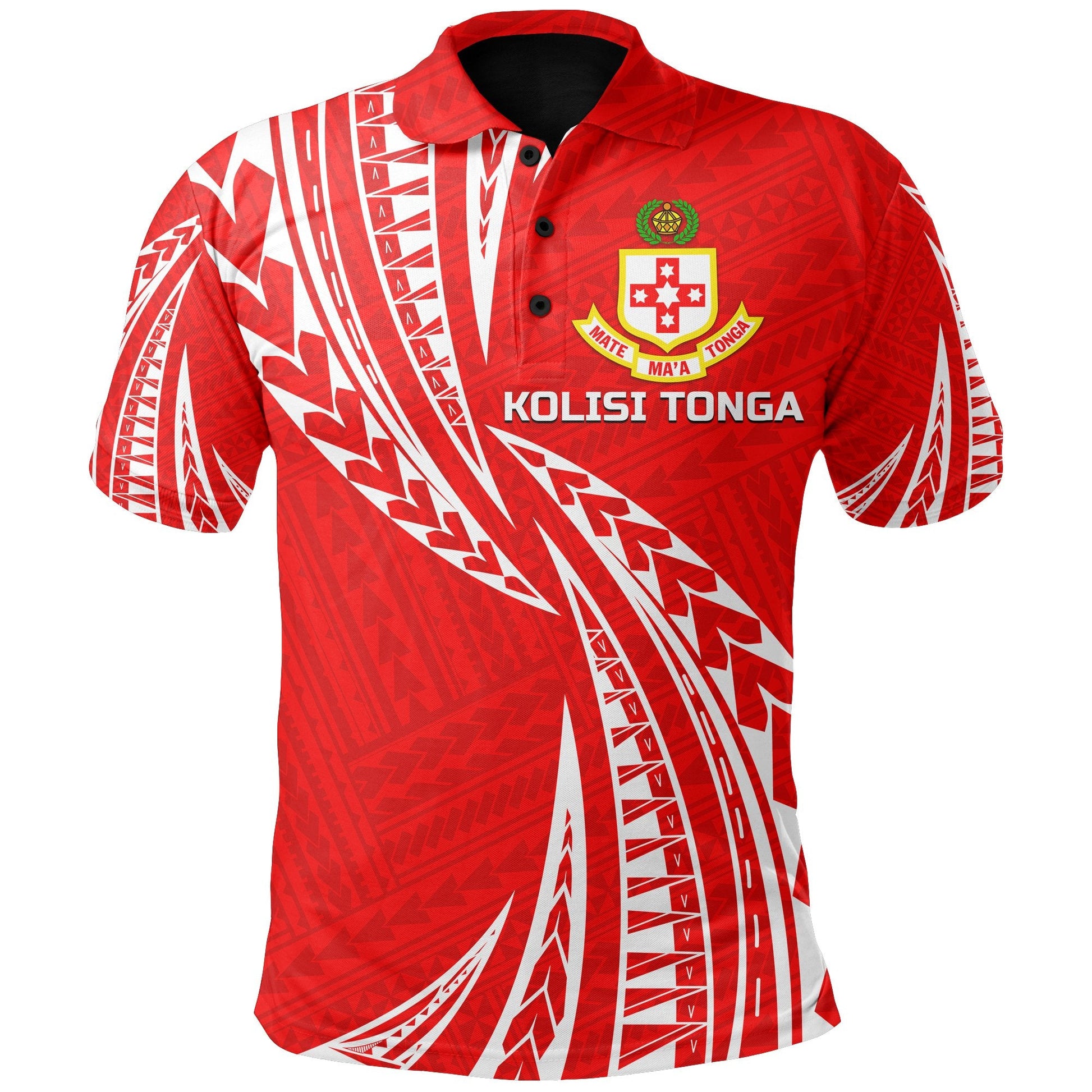 Kolisi Tonga Polo Shirt Mate Ma'a Tonga
