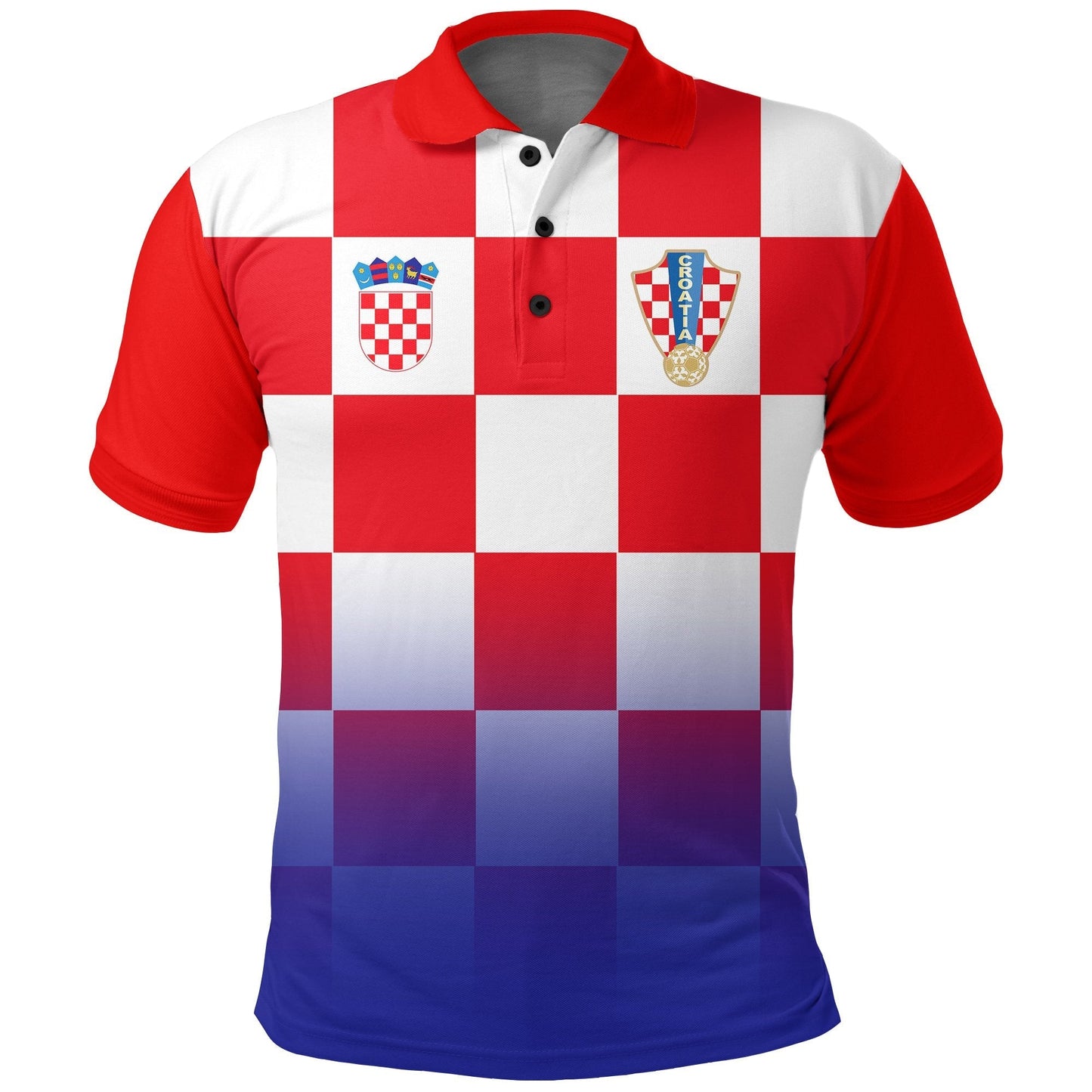 Custom Croatia Euro Polo Shirt Soccer