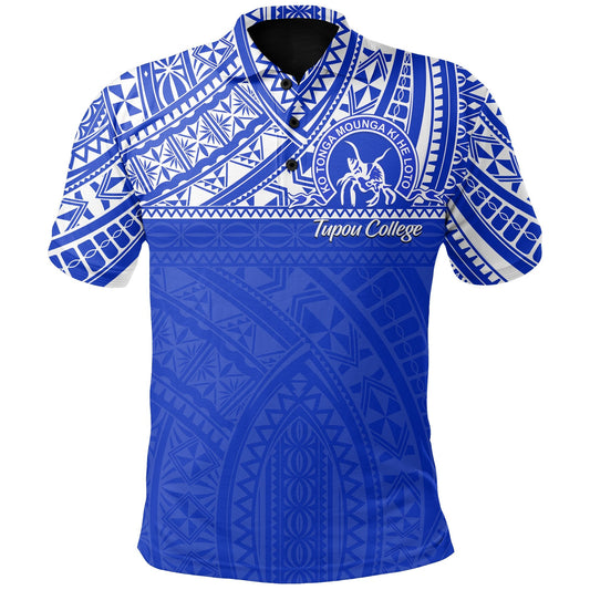 Tupou College Polo Shirt White