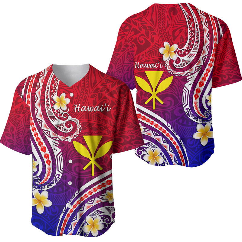 Hawaii Baseball Jersey Polynesian Line Style