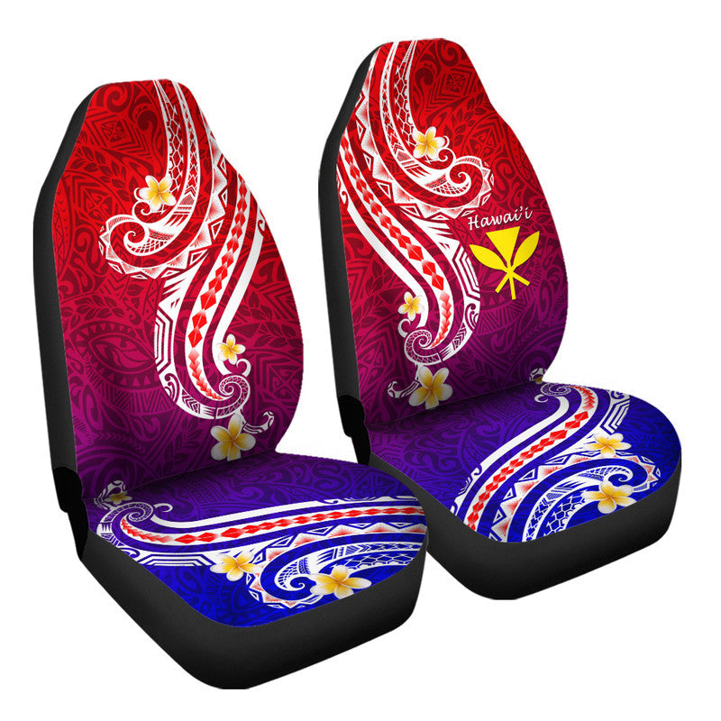Hawaii Car Seat Cover Polynesian Line Style