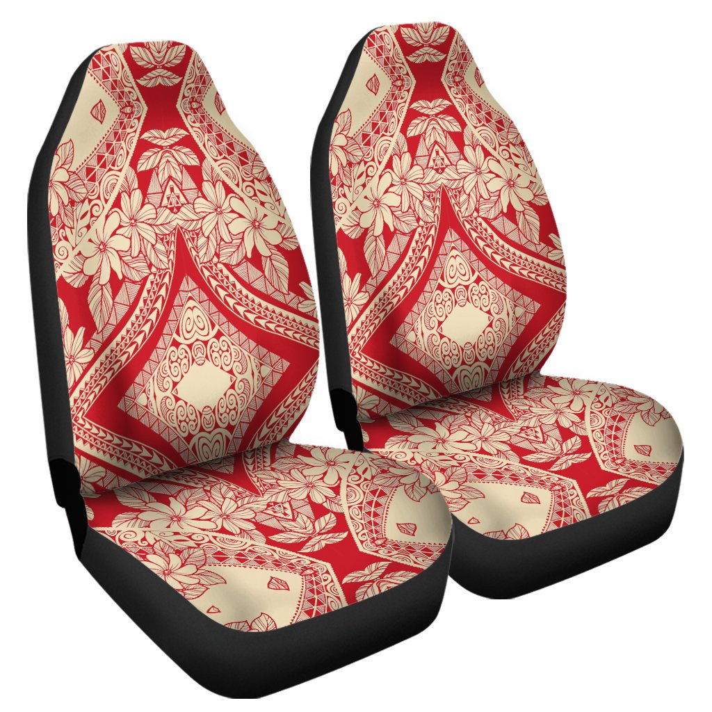 Polynesian Plumeria Mix Car Seat Cover