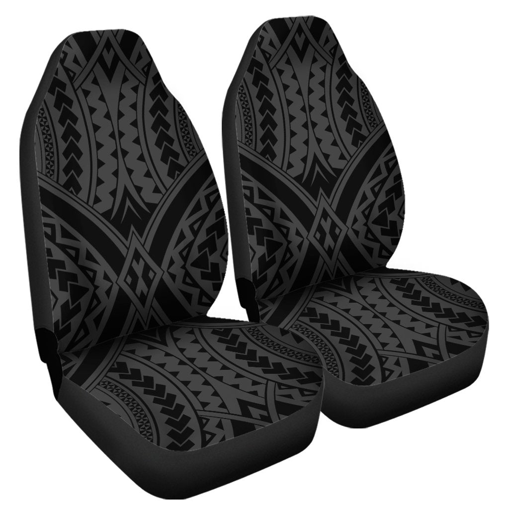 Polynesian Tradition Gray Car Seat Cover