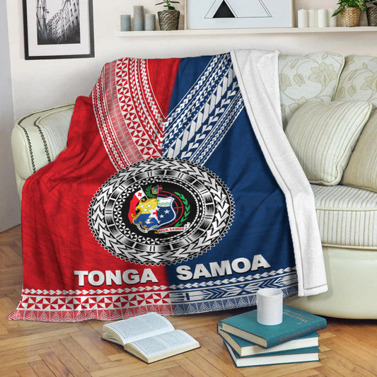 Tonga And Samoa TokoUso Polynesian Premium Blanket