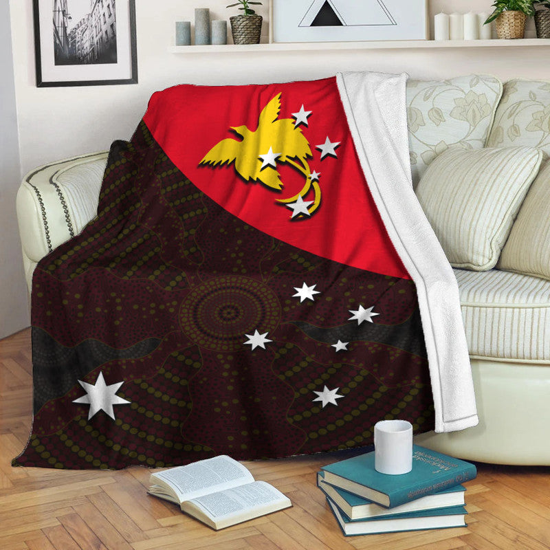Papua New Guinea And Australia Premium Blanket