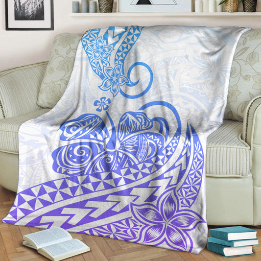 Polynesian Tribal Tattoo Retro Premium Blanket Gradient 04 Screen Color