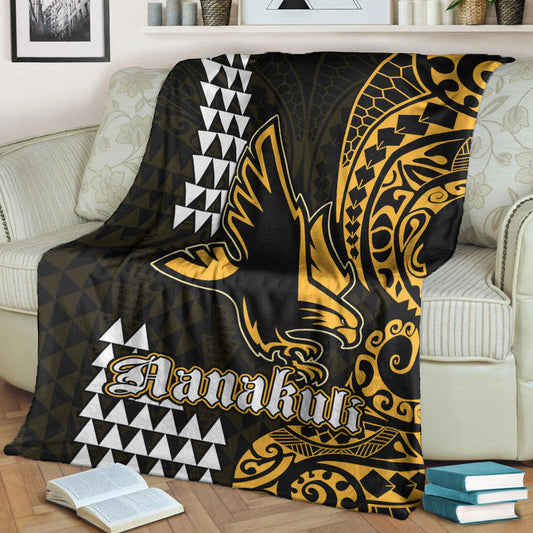 Hawaii Nanakuli High School Premium Blanket Tribal Kakau