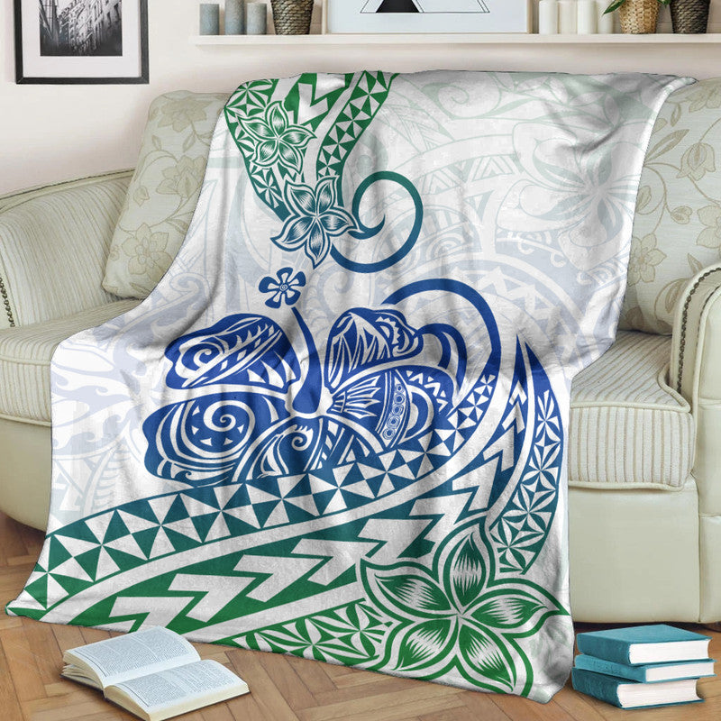 Polynesian Tribal Tattoo Retro Premium Blanket Gradient 03 Screen Color