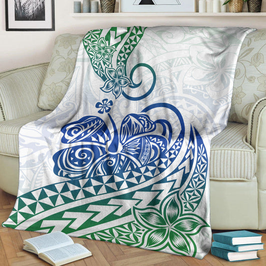 Polynesian Tribal Tattoo Retro Premium Blanket Gradient 03 Screen Color