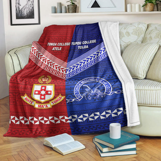 Kolisi Tonga College Atele And Tupou College Toloa Premium Blanket Together Original