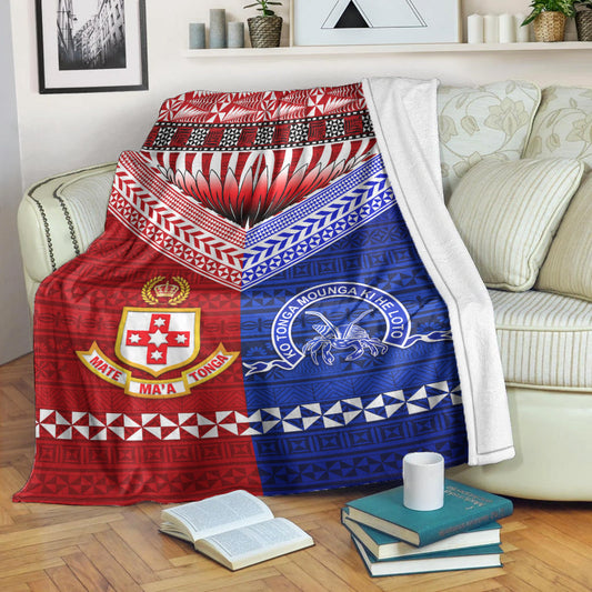 Kolisi Tonga College Atele And Tupou College Toloa Premium Blanket Together Unique
