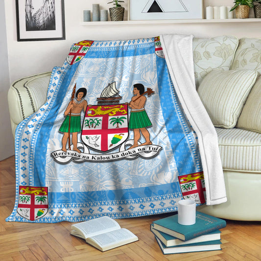 Fiji Premium Blanket Blue Style No.1