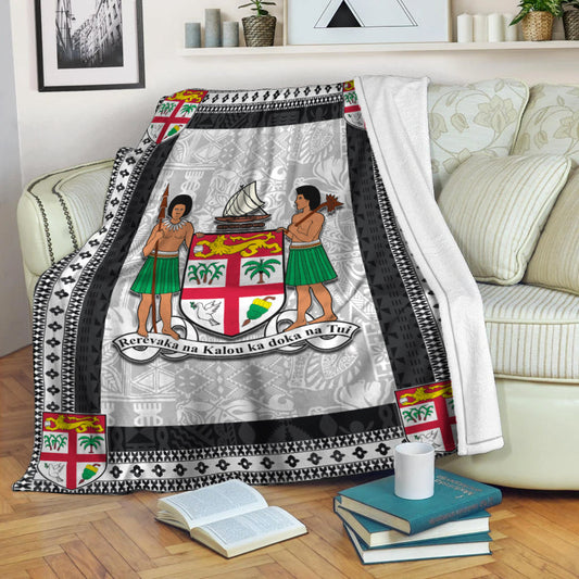 Fiji Premium Blanket Black Style No.1