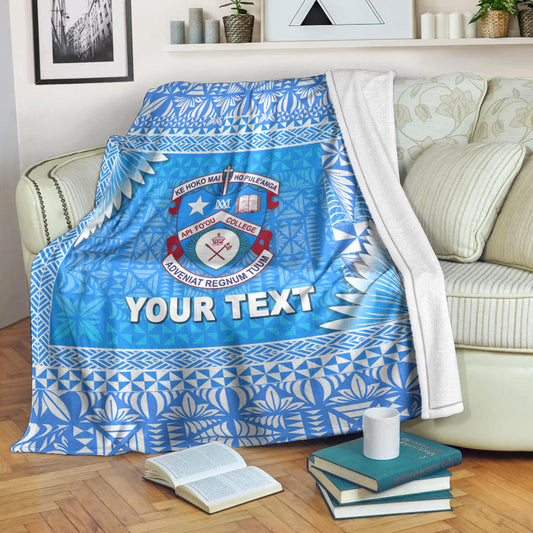 Custom Personalised Tonga Apifo'ou College Premium Blanket Simplified Version