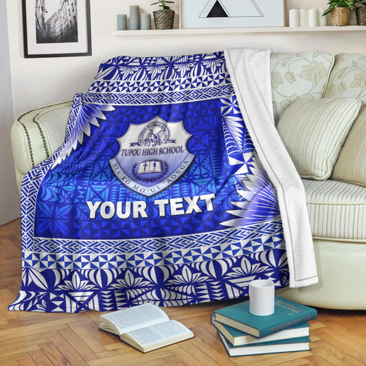 Custom Personalised Tonga Tupou High School Premium Blanket Simplified Version