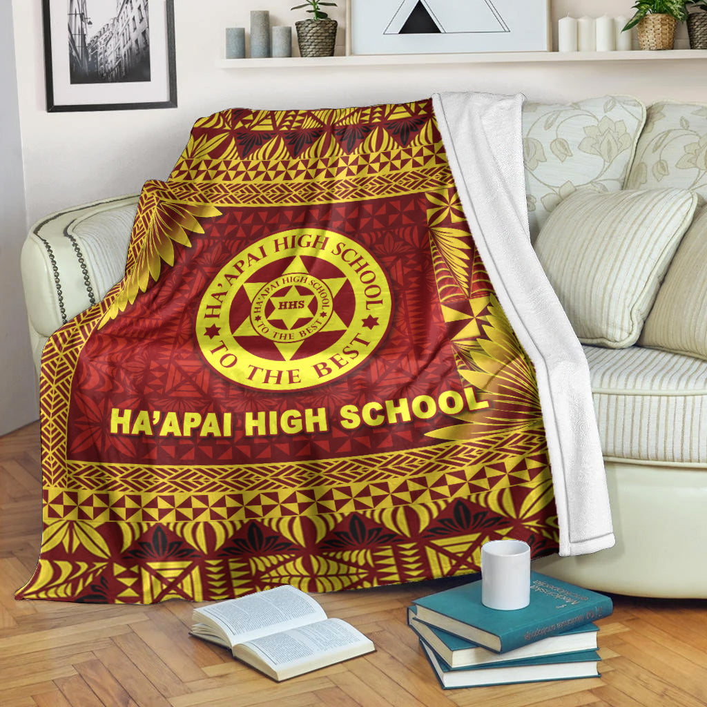 Tonga Ha'apai High School Premium Blanket Simplified Version