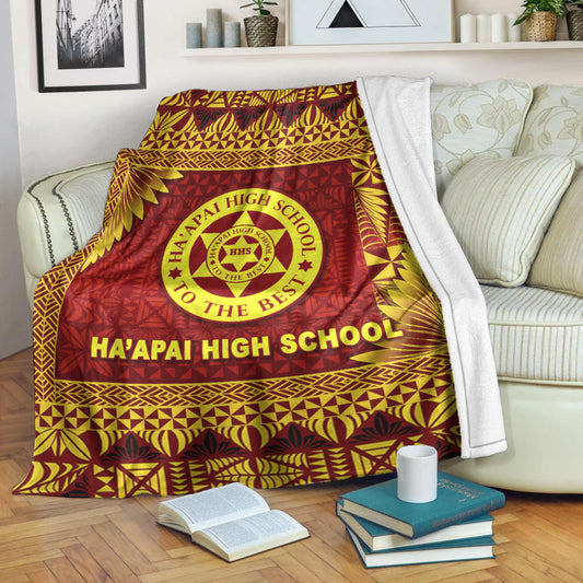 Tonga Ha'apai High School Premium Blanket Simplified Version