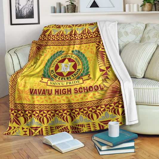 Tonga Vava'u High School Premium Blanket Simplified Version Gold