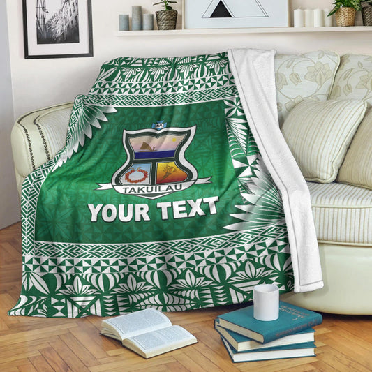 Custom Personalised Tonga Takuilau College Premium Blanket Simplified Version