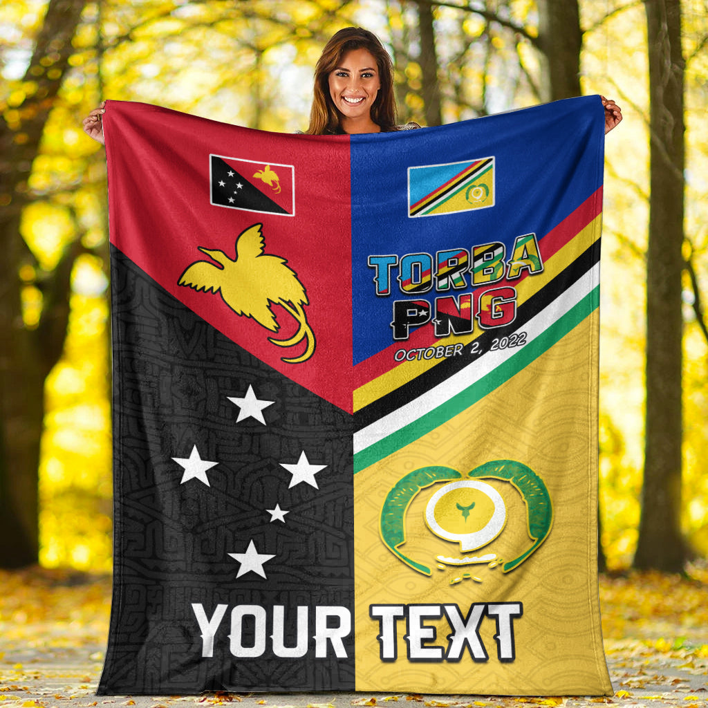 Custom Personalised Torba PNG Day Premium Blanket 2022 Simple Polynesia