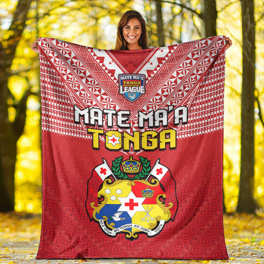 Tonga Rugby MMT Premium Blanket Ngatu Mate Maa Tonga Special