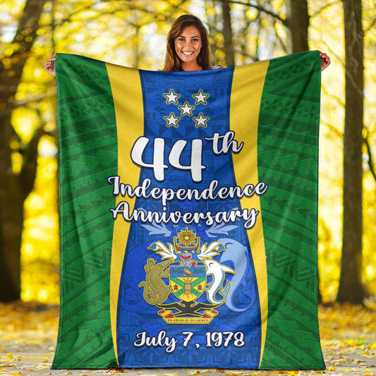 Solomon Islands Day Premium Blanket 44 Years Independence Anniversary