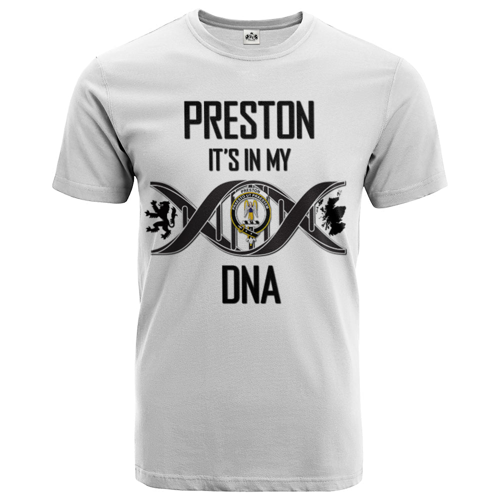 Printivon Preston Clan DNA In Me Crest T Shirt