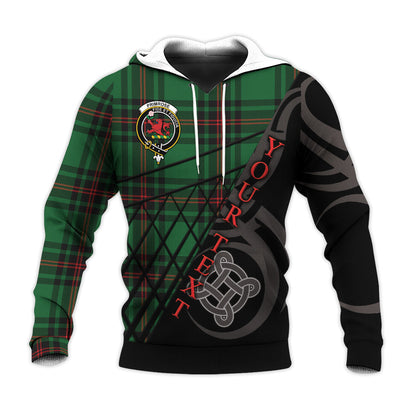 Printivon Primrose Knitted Hoodie Pattern Celtic Custom Text