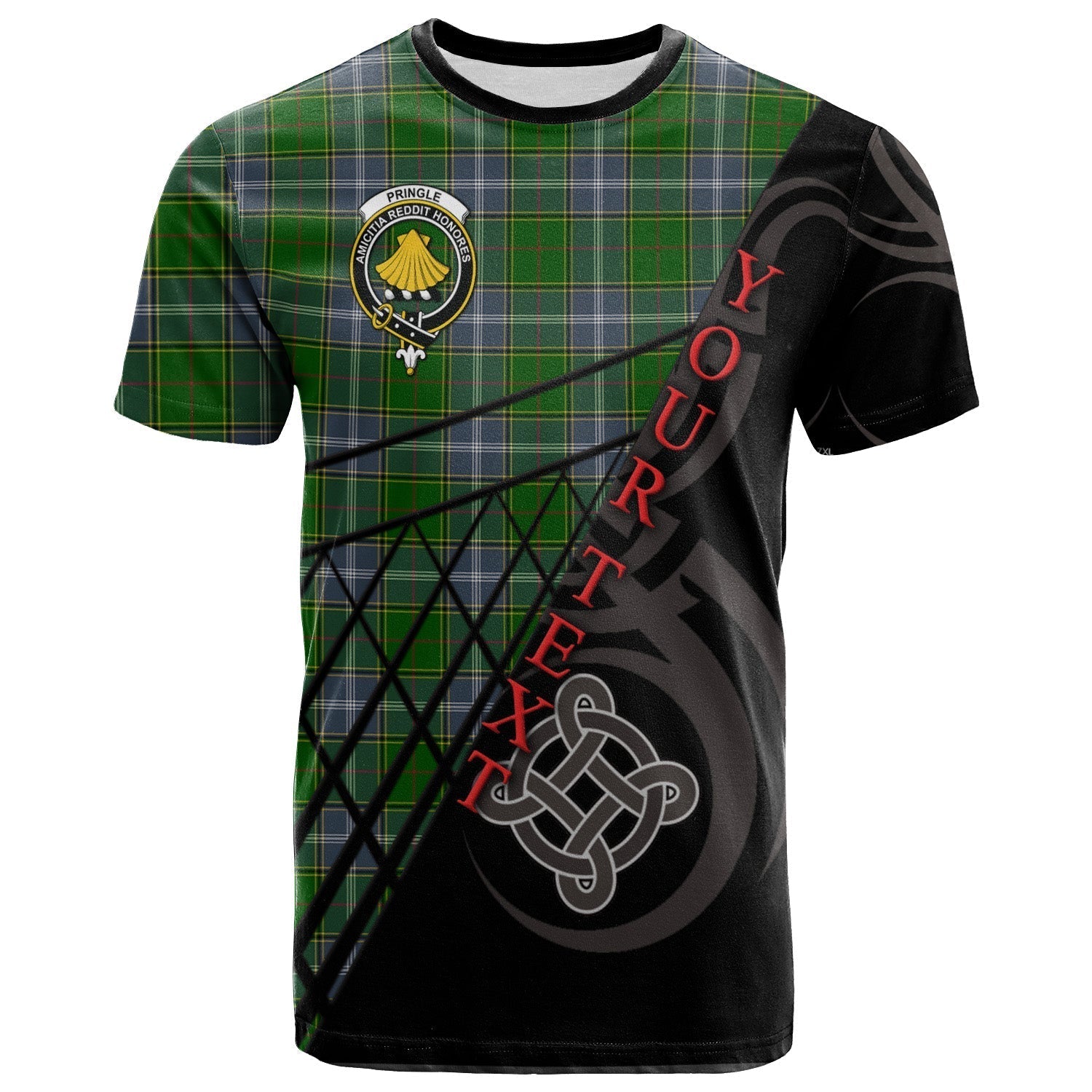 Printivon Pringle T Shirt Pattern Celtic 