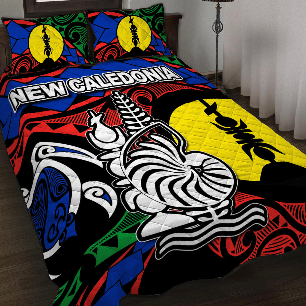 New Caledonia Quilt Bed Set Color Flag