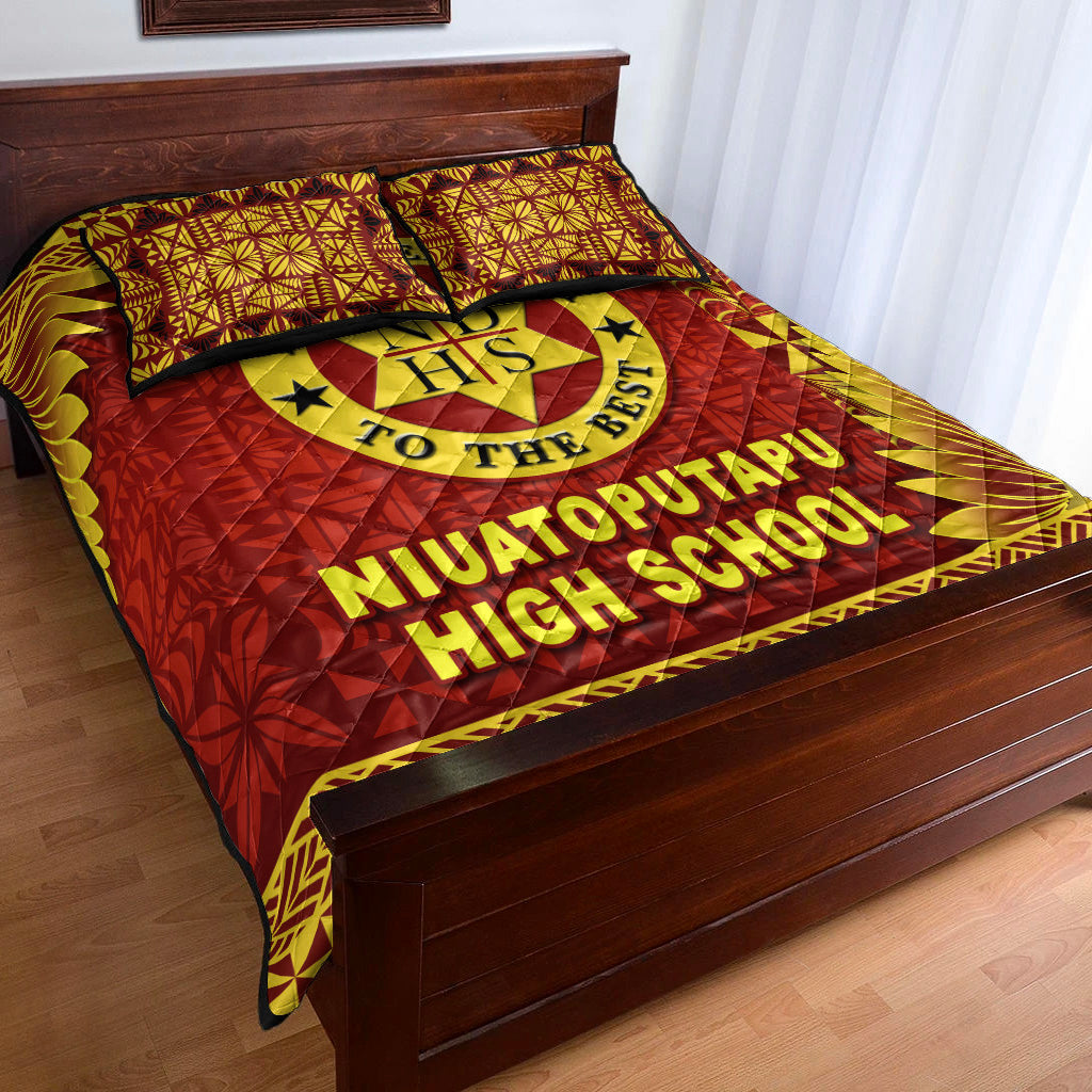 Tonga Niuatoputapu High School Quilt Bed Set Simplified Version