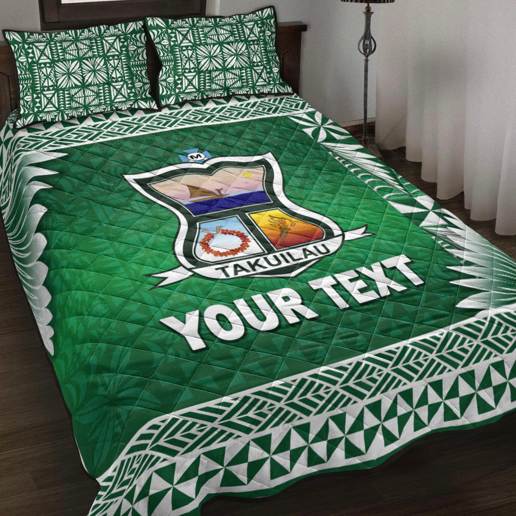 (Custom Personalised) Tonga Takuilau College Quilt Bed Set Simplified Version