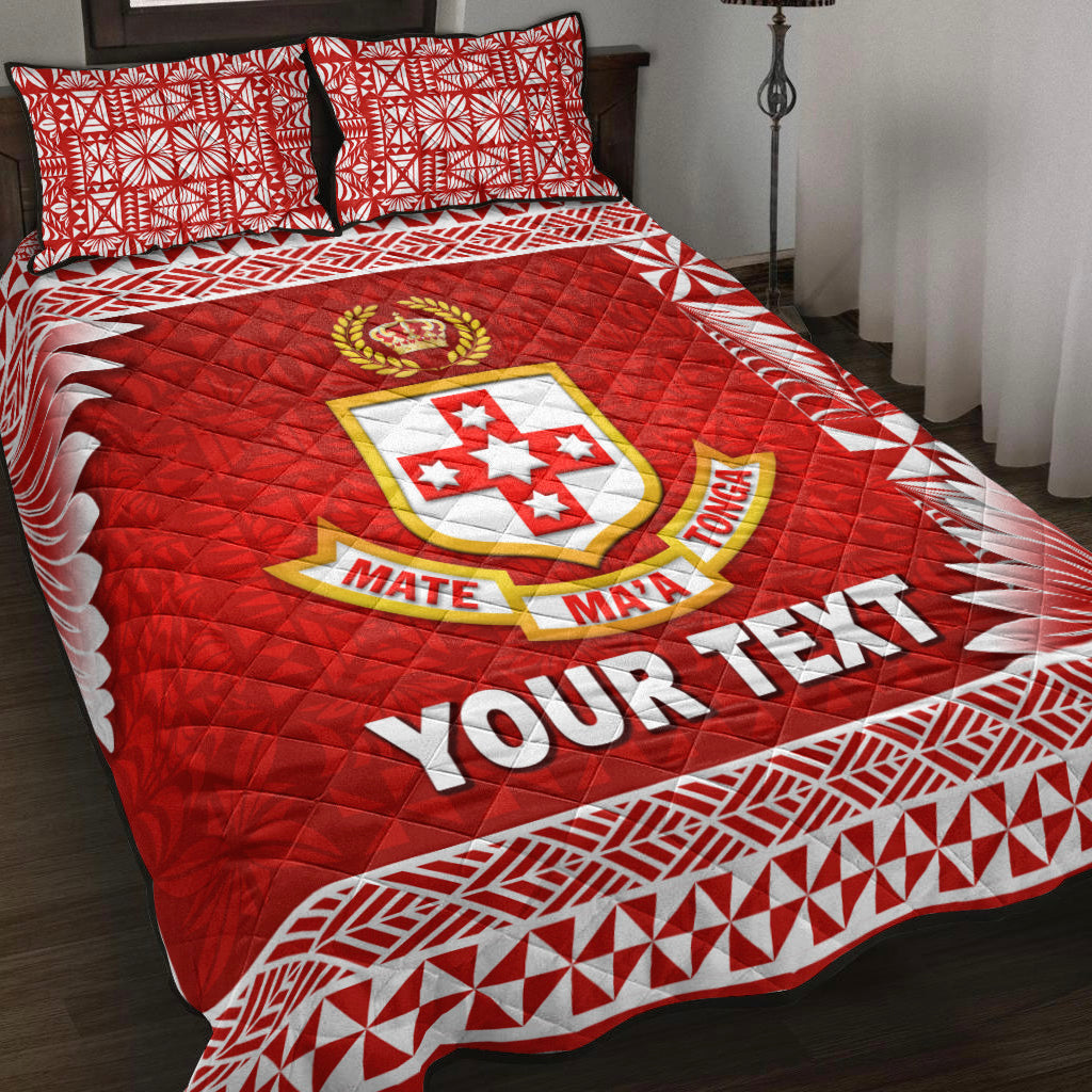(Custom Personalised) Tonga Kolisi Tonga College Quilt Bed Set Simplified Version