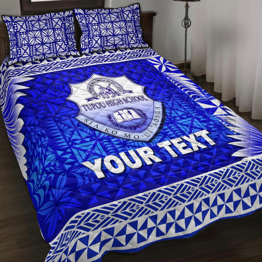 (Custom Personalised) Tonga Tupou High School Quilt Bed Set Simplified Version