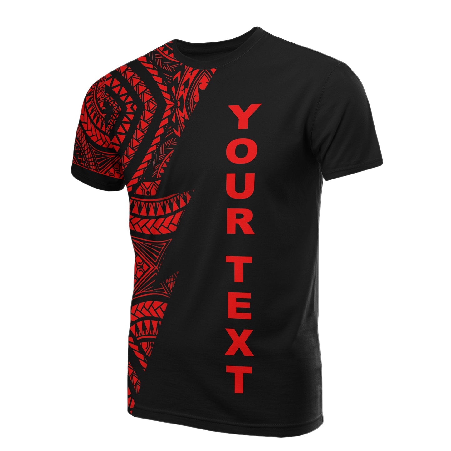 Micronesian Custom Personalised All Over T Shirt Micronesian Pattern Red