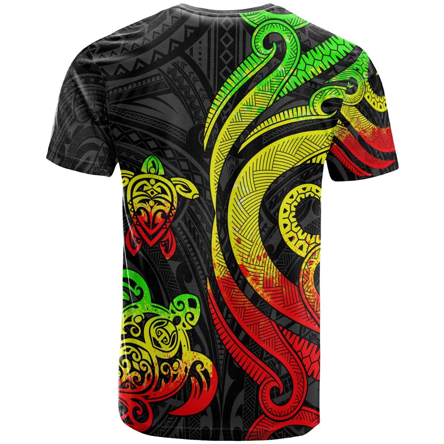Fiji Polynesian T-Shirt - Reggae Tentacle Turtle