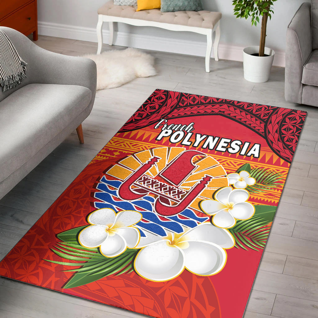 French Polynesia Area Rug Happy Internal Autonomy Day Special Version