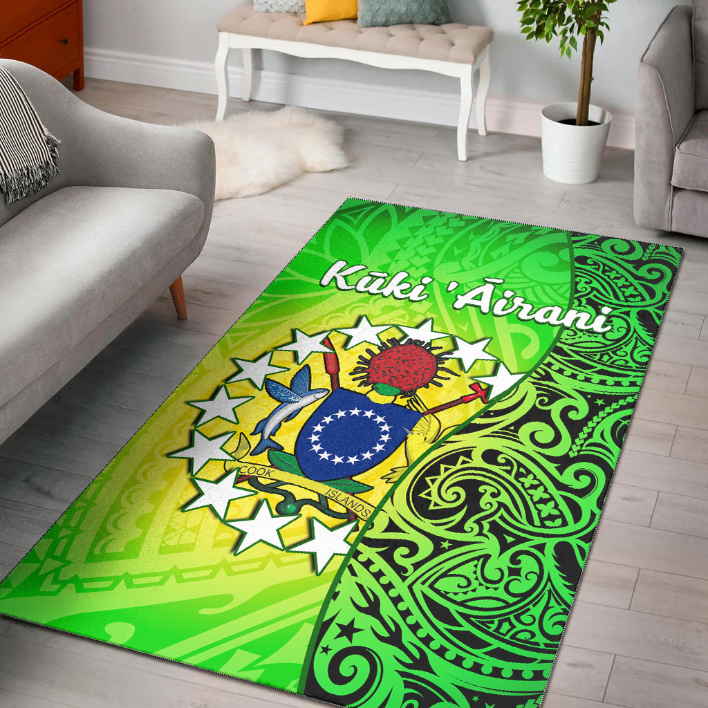 Cook Islands Area Rug Cook Islands Coat Of Arms Turtle Polynesian