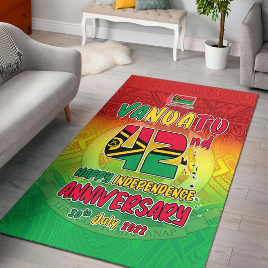Vanuatu Independence Day Area Rug 42nd Anniversary Yumi Yumi Yumi