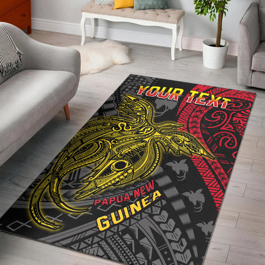 (Custom Personalised) Papua New Guinea Area Rug Raggiana Birds Of Paradise Happy 47th Independence Day