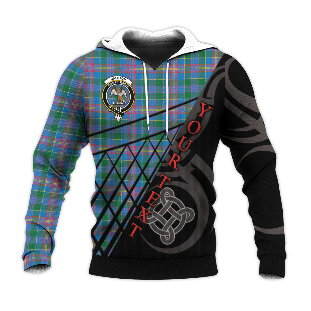 Printivon Ralston 01 Knitted Hoodie Pattern Celtic Custom Text