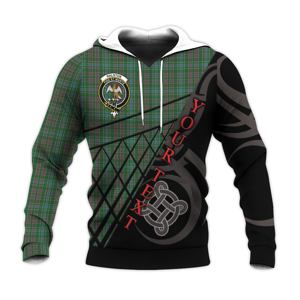 Printivon Ralston 02 Knitted Hoodie Pattern Celtic Custom Text
