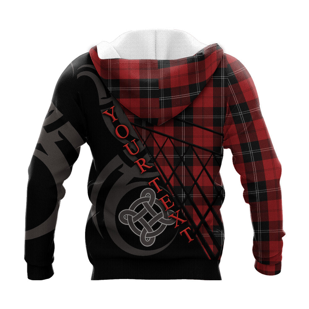 Printivon Ramsay Knitted Hoodie Pattern Celtic Custom Text