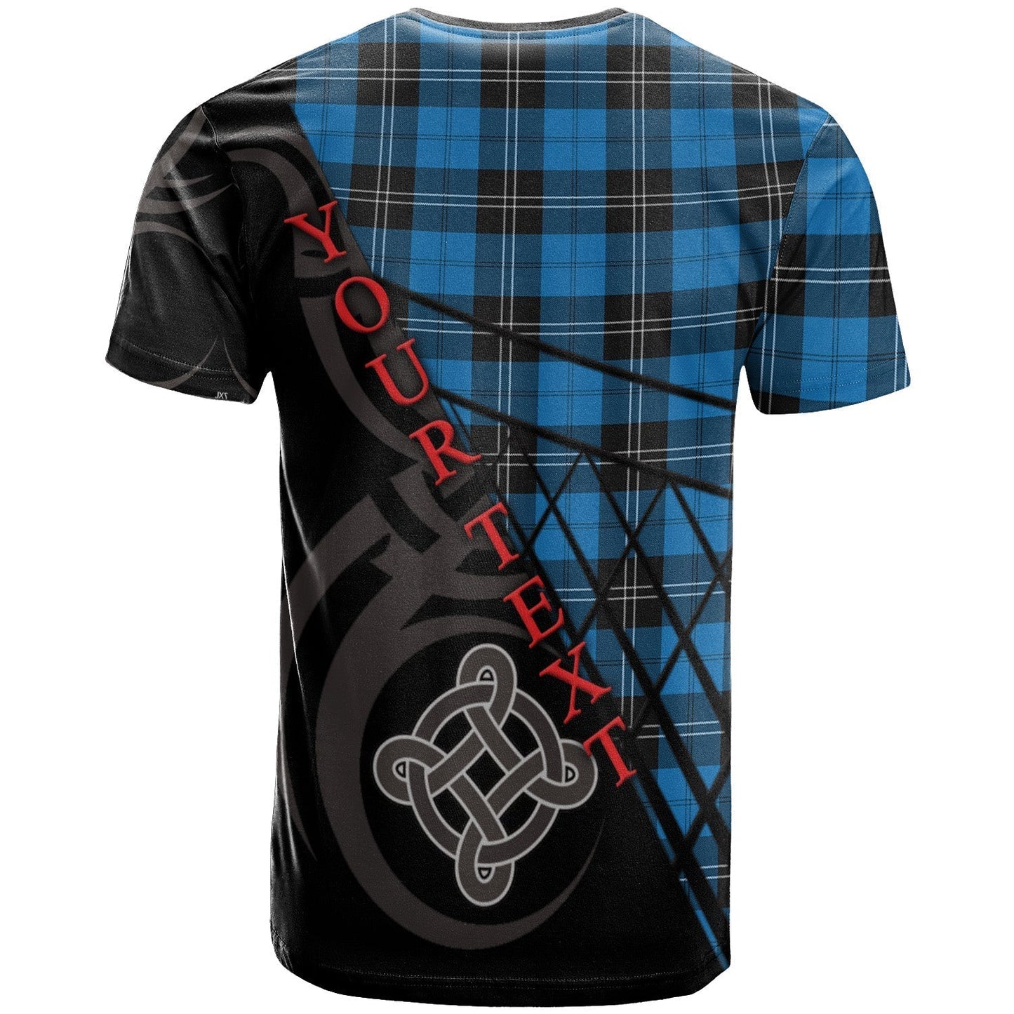 Printivon Ramsay Blue Ancient T Shirt Pattern Celtic