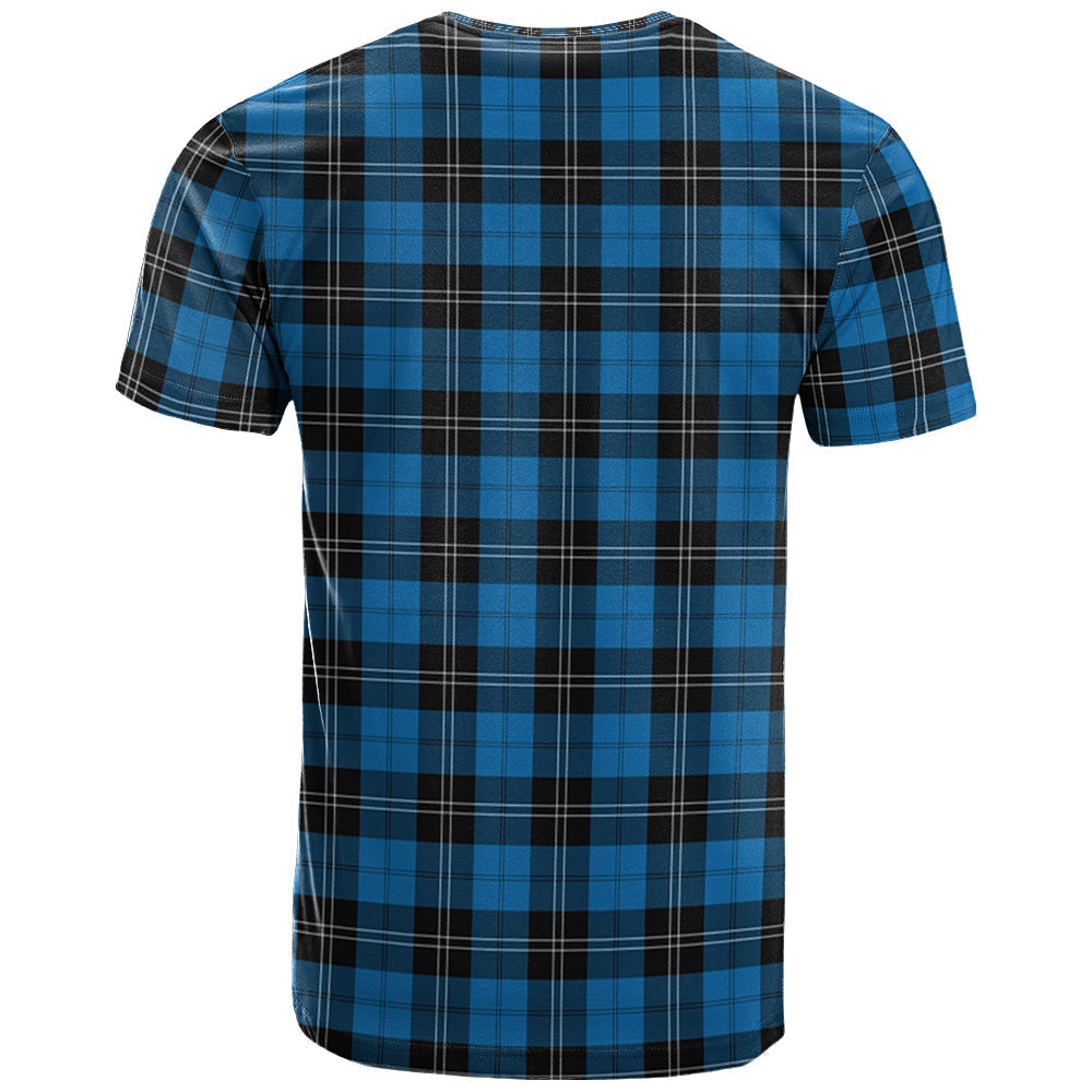 Printivon Ramsay Blue Ancient Clan DNA In Me Tartan Crest T Shirt