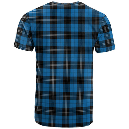 Printivon Ramsay Blue Ancient Clan DNA In Me Tartan Crest T Shirt